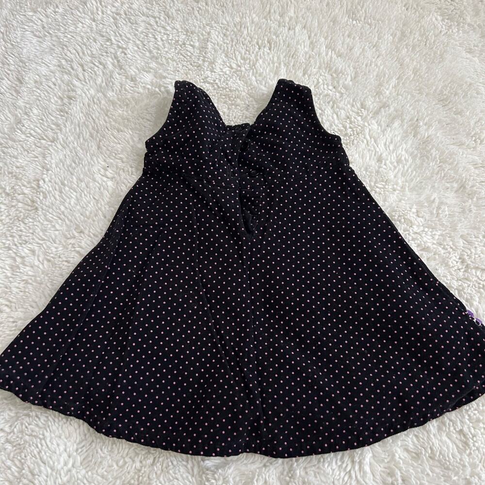 Blueberi Boulevard Sleeveless Corduroy Dress Floral SZ 12M Grandma Fun Soft Girl - Picture 2 of 5